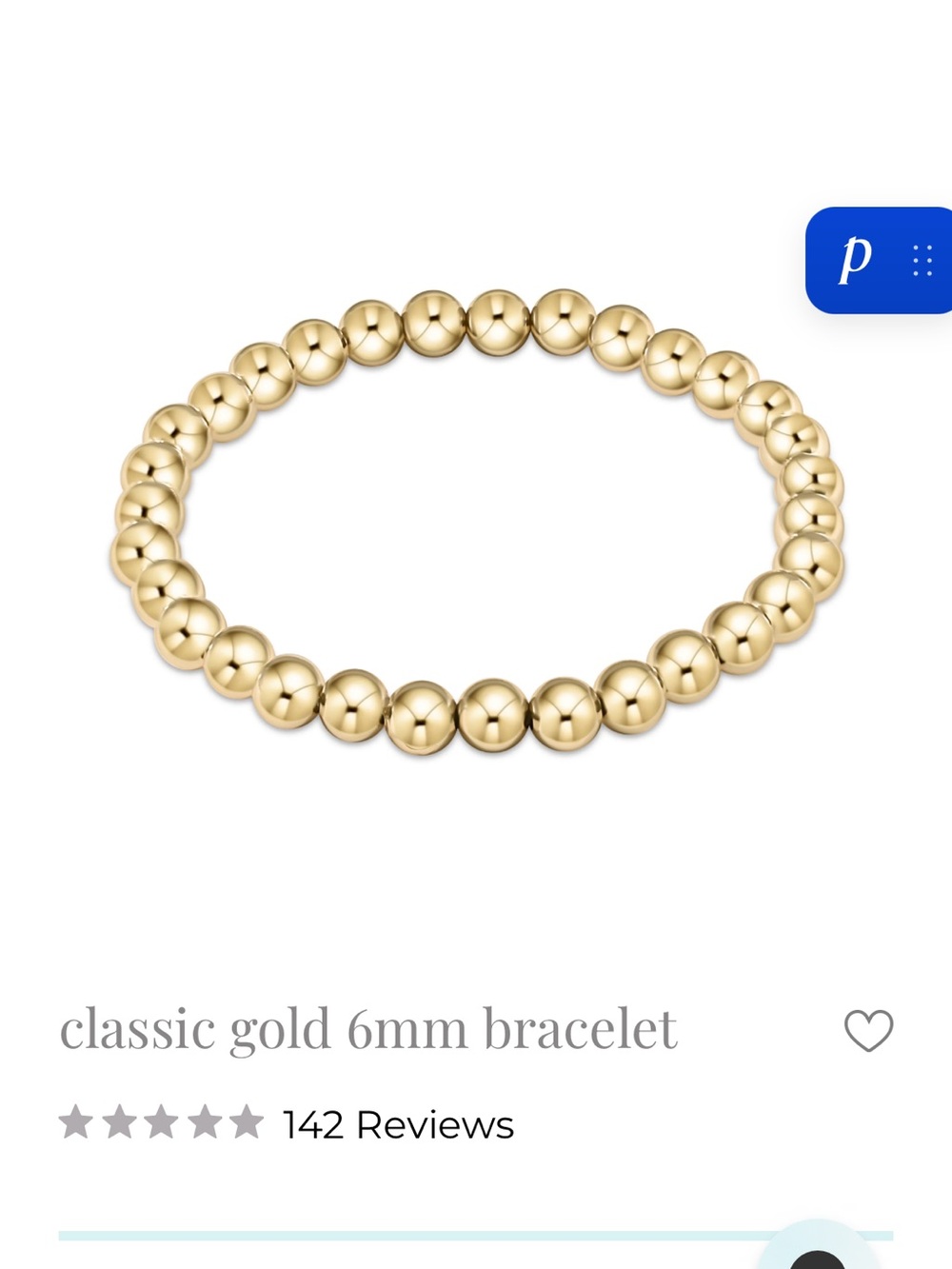 Classic Gold Beaded Stretch Bracelet — Timeless Shine